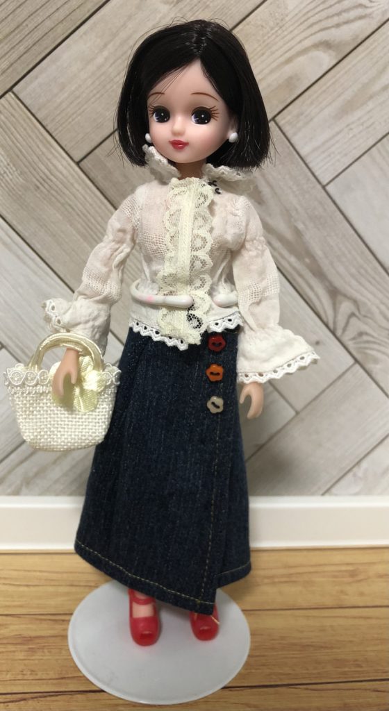 ロングデニムスカート