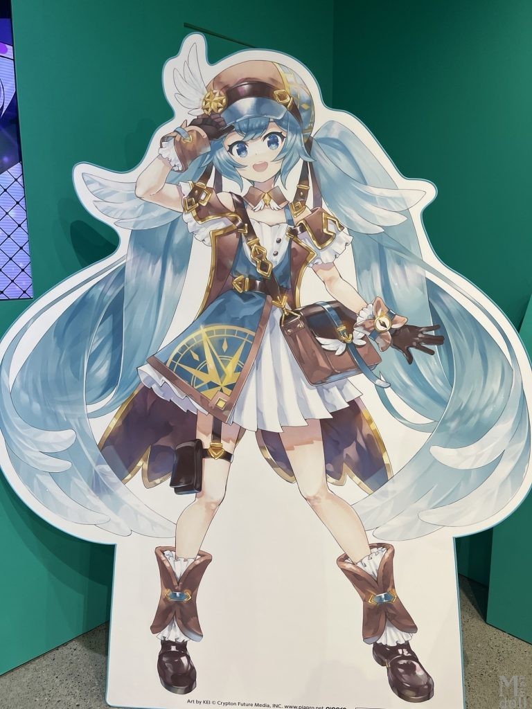 初音ミク100ver 立て看板