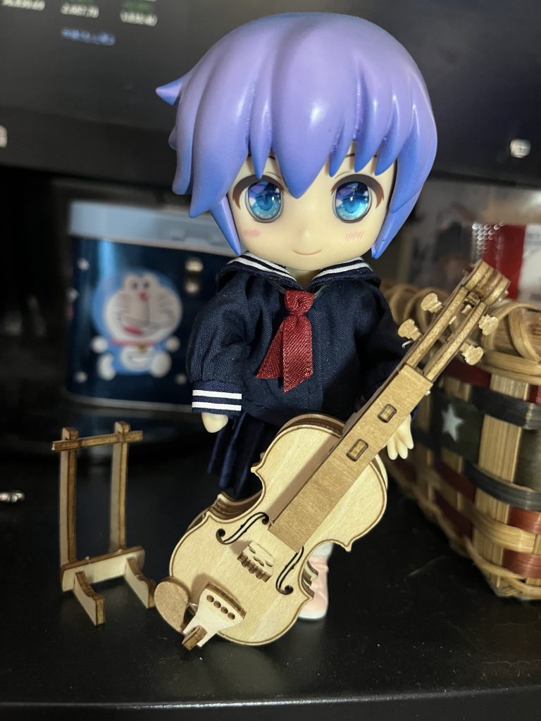 セリア　木工工作　楽器　バイオリン